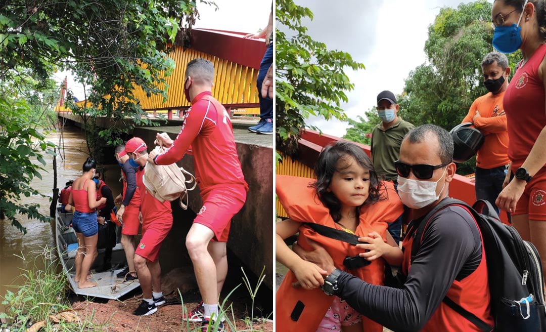 Corpo de Bombeiros atendeu 425 chamados de socorro nos bairros alagados da capital